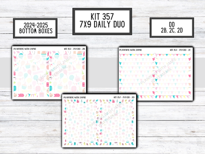 Kit 357 Erin Condren Daily Duo Sticker Kit || PARTY KIT