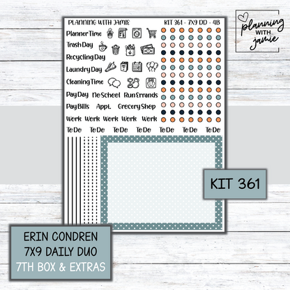 Kit 361 Erin Condren Daily Duo Sticker Kit
