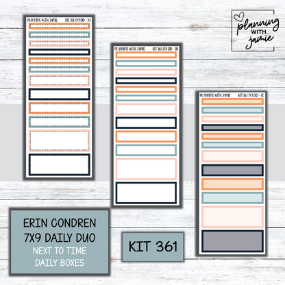 Kit 361 Erin Condren Daily Duo Sticker Kit