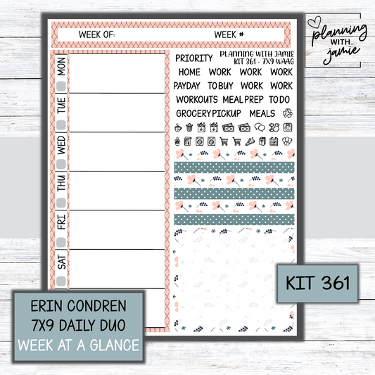 Kit 361 Week At A Glance Sticker