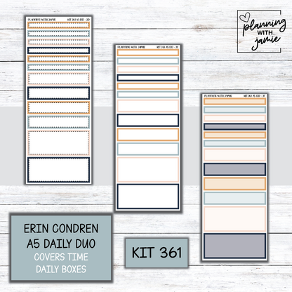 Kit 361 Erin Condren Daily Duo Sticker Kit