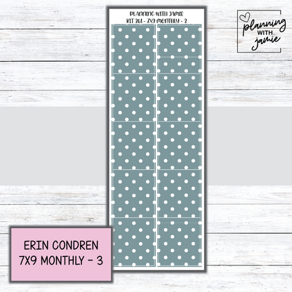 KIT 361 Erin Condren 7X9 Monthly Kit