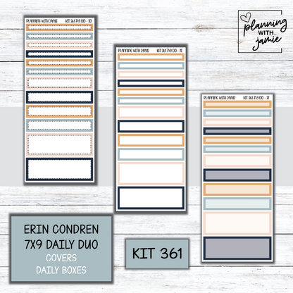 Kit 361 Erin Condren Daily Duo Sticker Kit