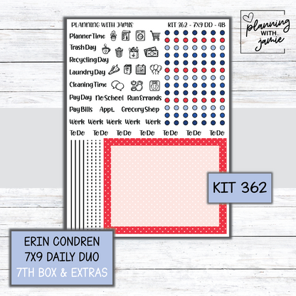 Kit 362 Erin Condren Daily Duo Sticker Kit