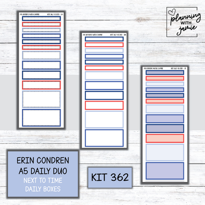 Kit 362 Erin Condren Daily Duo Sticker Kit
