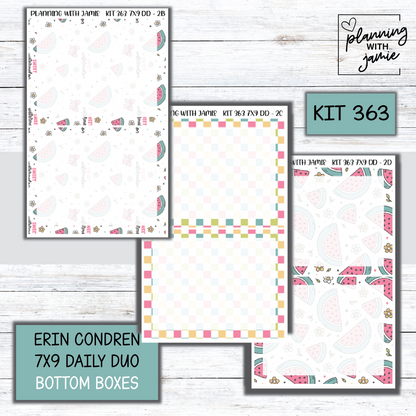 Kit 363 Erin Condren Daily Duo Sticker Kit