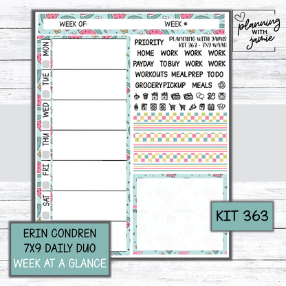 Kit 363 Week At A Glance Sticker
