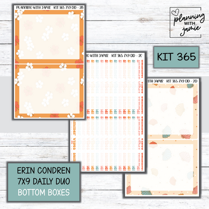 Kit 365 Erin Condren Daily Duo Sticker Kit