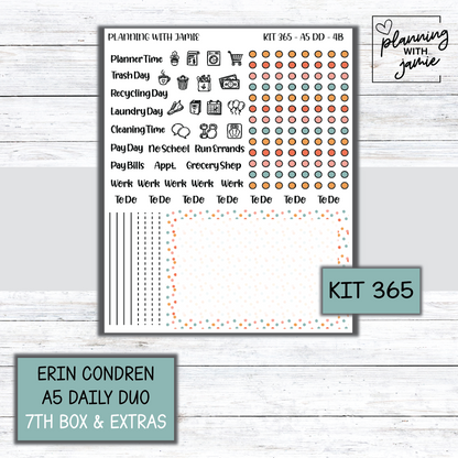 Kit 365 Erin Condren Daily Duo Sticker Kit