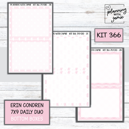 Kit 366 Erin Condren Daily Duo Sticker Kit