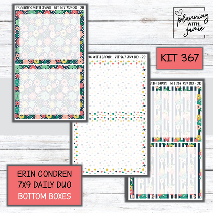 Kit 367 Erin Condren Daily Duo Sticker Kit