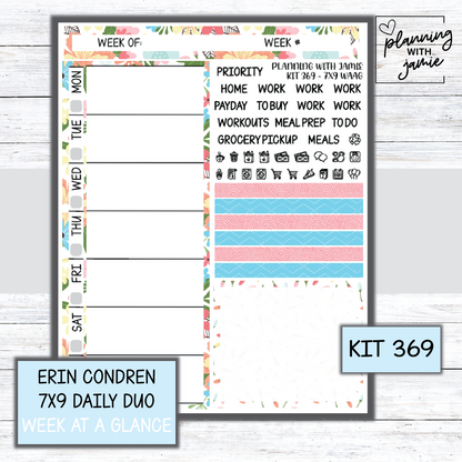 Kit 369 Week At A Glance Sticker