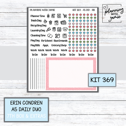 Kit 369 Erin Condren Daily Duo Sticker Kit