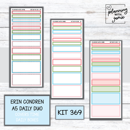 Kit 369 Erin Condren Daily Duo Sticker Kit