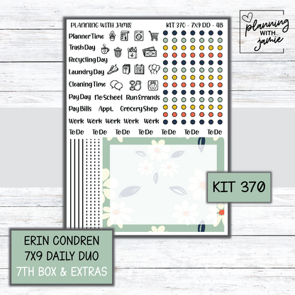 Kit 370 Erin Condren Daily Duo Sticker Kit