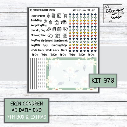 Kit 370 Erin Condren Daily Duo Sticker Kit