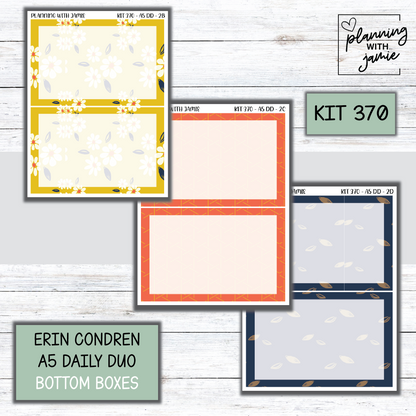 Kit 370 Erin Condren Daily Duo Sticker Kit