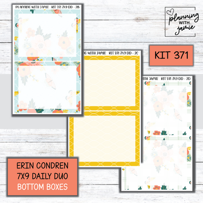 Kit 371 Erin Condren Daily Duo Sticker Kit
