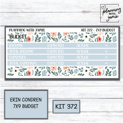 Kit 372 7x9 Budget Sticker Kit