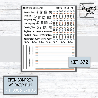 Kit 372 Erin Condren Daily Duo Sticker Kit