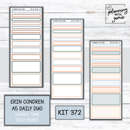 Kit 372 Erin Condren Daily Duo Sticker Kit