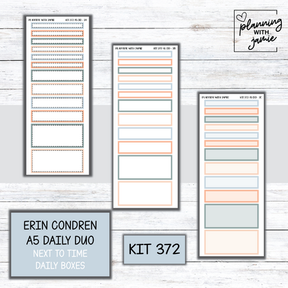 Kit 372 Erin Condren Daily Duo Sticker Kit