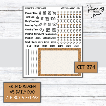 Kit 374 Erin Condren Daily Duo Sticker Kit
