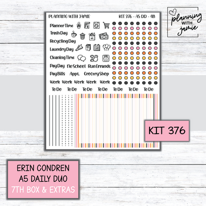 Kit 376 Erin Condren Daily Duo Sticker Kit