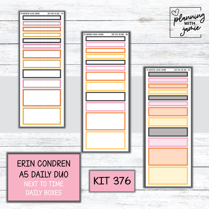 Kit 376 Erin Condren Daily Duo Sticker Kit