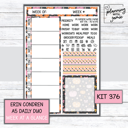 Kit 376 Week At A Glance Sticker