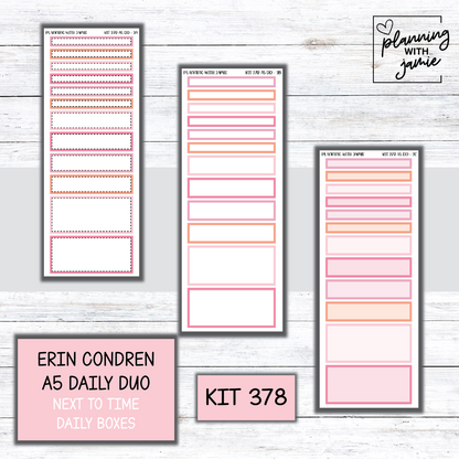 Kit 378 Erin Condren Daily Duo Sticker Kit