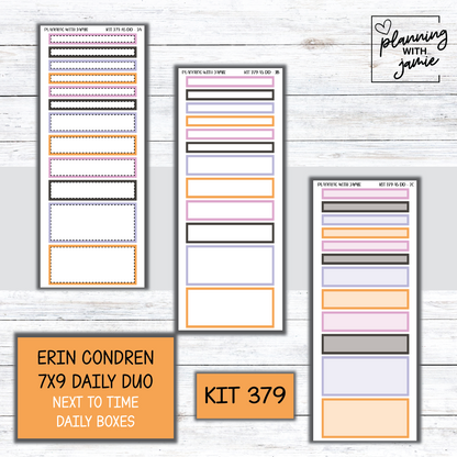 Kit 379 Erin Condren Daily Duo Sticker Kit