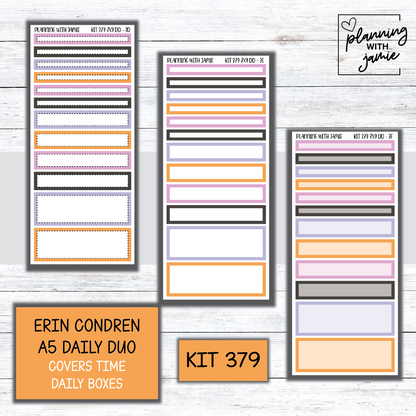 Kit 379 Erin Condren Daily Duo Sticker Kit