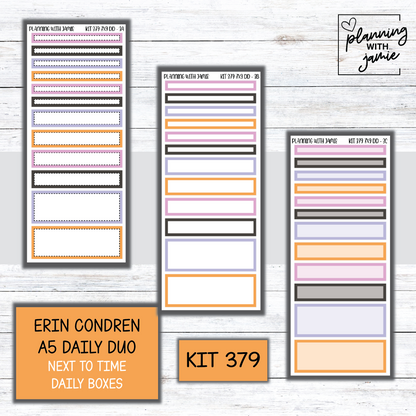 Kit 379 Erin Condren Daily Duo Sticker Kit