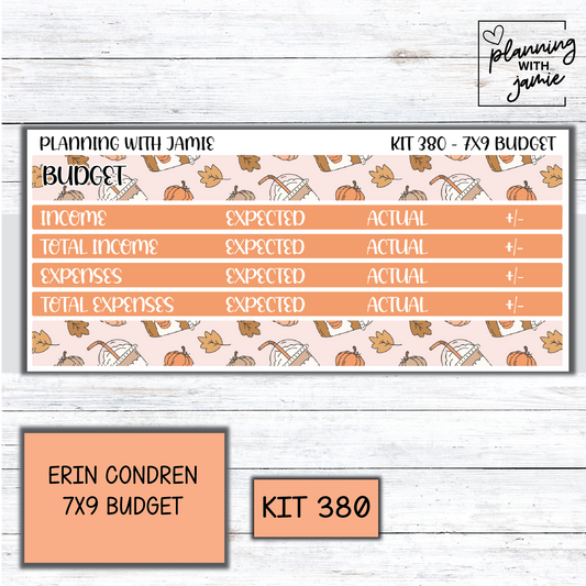 Kit 380 7x9 Budget Sticker Kit