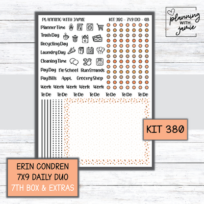 Kit 380 Erin Condren Daily Duo Sticker Kit
