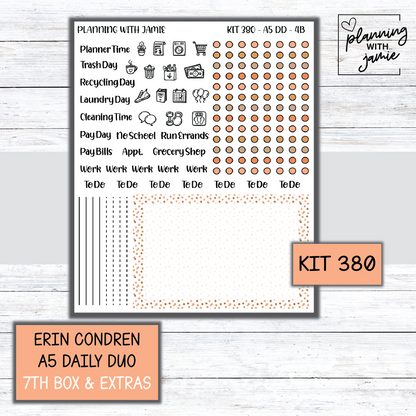 Kit 380 Erin Condren Daily Duo Sticker Kit