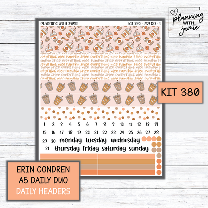 Kit 380 Erin Condren Daily Duo Sticker Kit