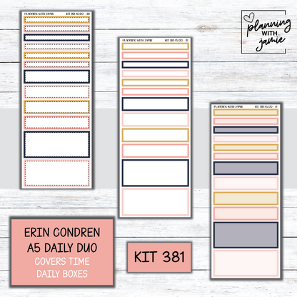 Kit 381 Erin Condren Daily Duo Sticker Kit