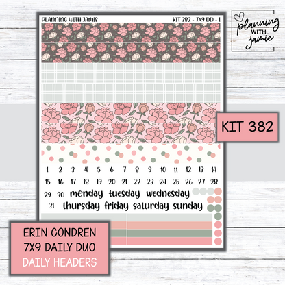 Kit 382 Erin Condren Daily Duo Sticker Kit