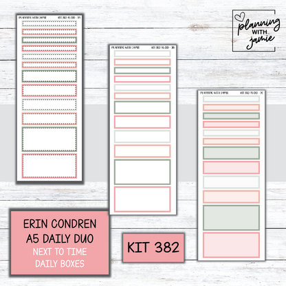 Kit 382 Erin Condren Daily Duo Sticker Kit