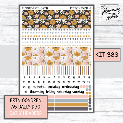 Kit 383 Erin Condren Daily Duo Sticker Kit
