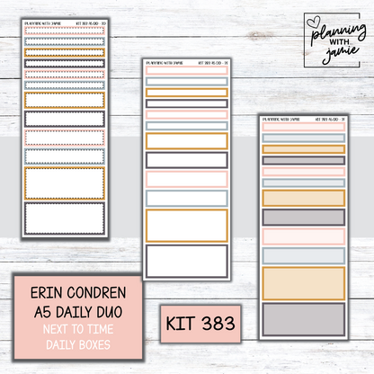 Kit 383 Erin Condren Daily Duo Sticker Kit