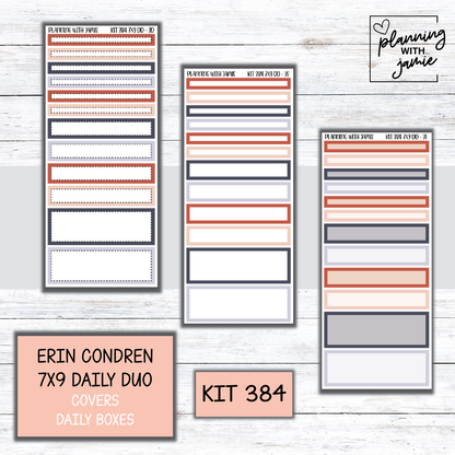 Kit 384 Erin Condren Daily Duo Sticker Kit