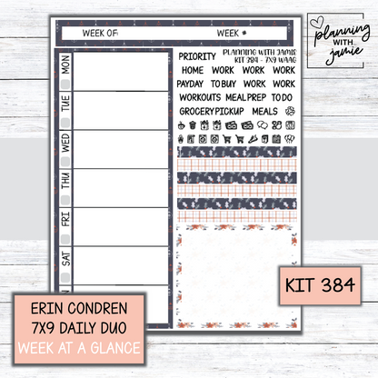 Kit 384 Week At A Glance Sticker