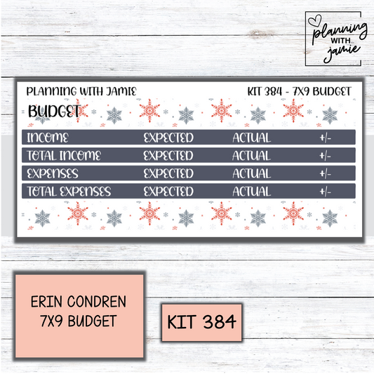 Kit 384 7x9 Budget Sticker Kit