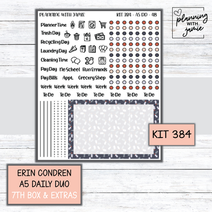 Kit 384 Erin Condren Daily Duo Sticker Kit