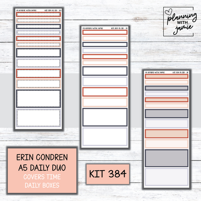 Kit 384 Erin Condren Daily Duo Sticker Kit