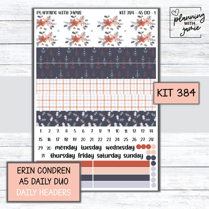 Kit 384 Erin Condren Daily Duo Sticker Kit