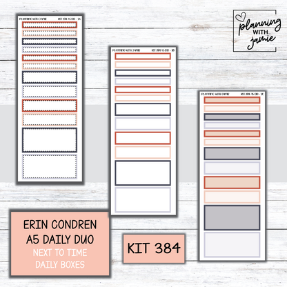 Kit 384 Erin Condren Daily Duo Sticker Kit